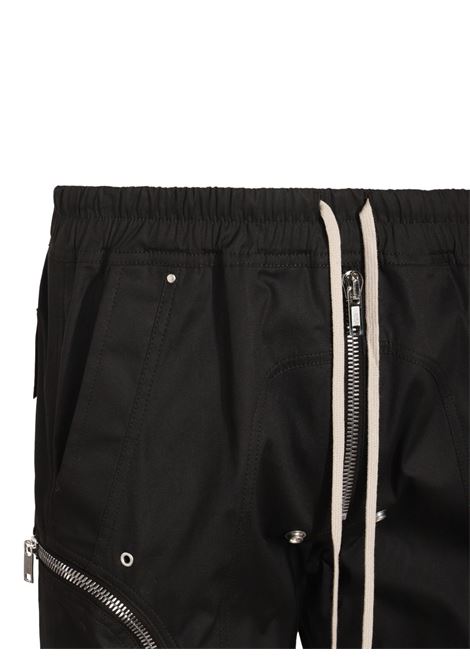 pantaloni bauhaus cargo uomo neri RICK OWENS | RU02E1377 TE09